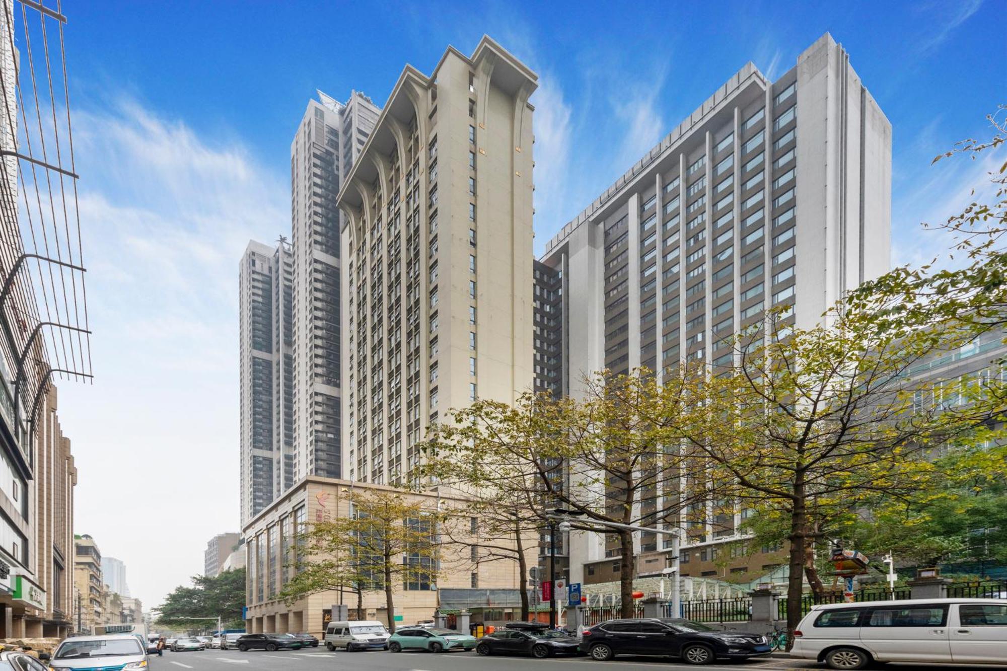 Waifiden Duplex Hotel Apartment Zhongyong Jinyu Branch-Free Shuttle Bus During The Canton Fair Экстерьер фото
