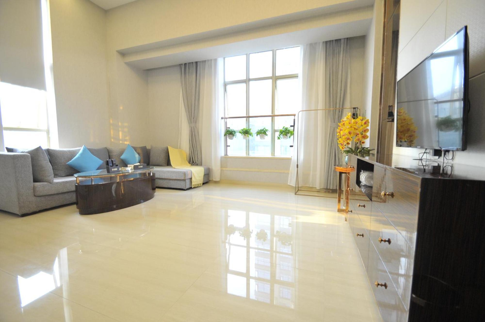 Waifiden Duplex Hotel Apartment Zhongyong Jinyu Branch-Free Shuttle Bus During The Canton Fair Экстерьер фото